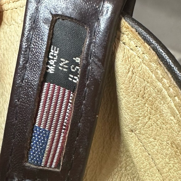 Vintage Dan Post Leather Brown Cowboy Boots Size 10D - Picture 11 of 16